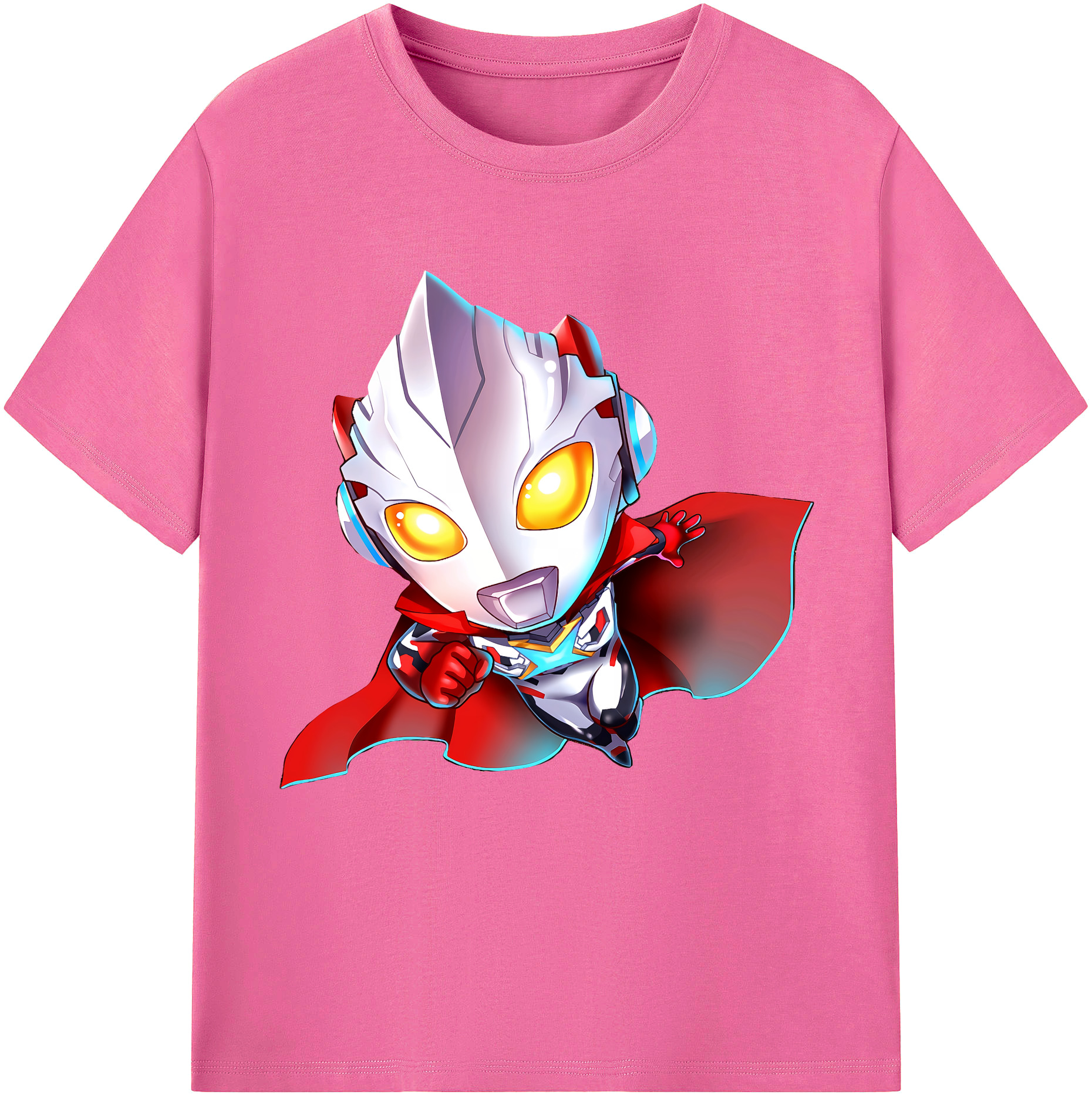 （画像用） ウルトラマン Ultraman レディースカジュアルプリントTシャツ（綿100％）
